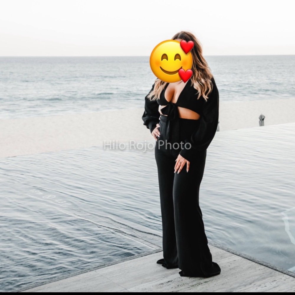 Naked Wardrobe Black Wide Leg Jumpsuit
